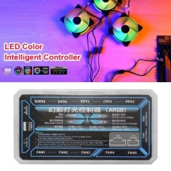 Cooling fan - control box - with RGB controller - 4-6-pinCooling