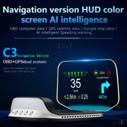 Car navigation - on-board computer - OBD2 - GPS - speedometer - head-up displayDiagnosis