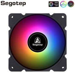 Segotep - kylfläkt - justerbar - RGB - 120 mm - 5V - 3Pin - för gamer