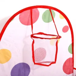 Barnbollsbassäng - med basketnät