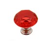 Elegant furniture knobs - glass diamond shapeFurniture