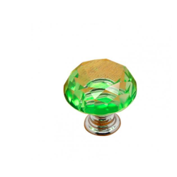 Elegant furniture knobs - glass diamond shapeFurniture