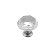 Elegant furniture knobs - glass diamond shapeFurniture