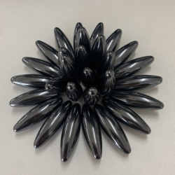 Svart oval magnetisk kula - neodymmagnet - 60 * 18mm