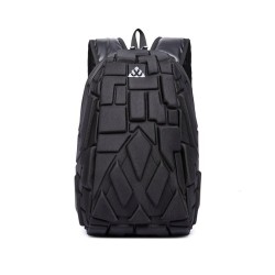 Fashionabla ryggsäck - laptopväska - vattentät - USB-laddningsport - carving design