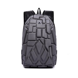 Fashionabla ryggsäck - laptopväska - vattentät - USB-laddningsport - carving design