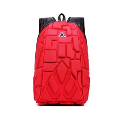 Fashionabla ryggsäck - laptopväska - vattentät - USB-laddningsport - carving design