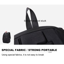 Fashionabla ryggsäck - laptopväska - vattentät - USB-laddningsport - carving design