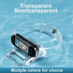Transparent rem - armband - för Xiaomi Mi Band klocka 5 - 3/4