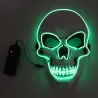 LED ansiktsmask - glödande skalle - Halloween - festivaler