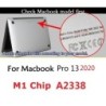 Skyddande tangentbordshölje - mjuk silikon - EU-layout - för Macbook Pro 13