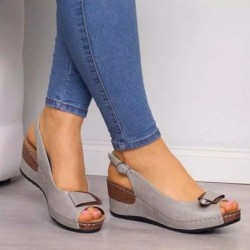 Retro sommarsandaler - wedges sula