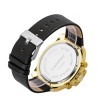 Cagarny - military sports watch - leather strap - stainless steelWatches