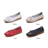 Fashionabla klassiska platta skor - slip-on - ihålig design