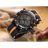 Golden Hour - sports military quartz watch - analog - digital LED displayWatches