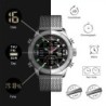 NAVIFORCE - lyxig sportklocka - kvarts - digital - analog dubbel display - vattentät