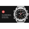 NAVIFORCE - luxurious sports watch - quartz - digital - analog dual display - waterproofWatches