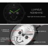 SINOBI - stylish quartz watch - leather strap - smile face designWatches