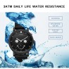 SINOBI - stylish quartz watch - leather strap - smile face designWatches