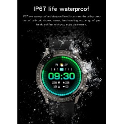 MELANDA - sport Smart Watch - Bluetooth - full pekskärm - fitness tracker - hjärtmonitor - vattentät - Android - IOS
