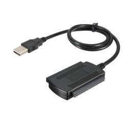 USB 2.0 till SATA IDE 2.5 / 3.5 - hårddiskkabel - omvandlare