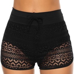 Sexig bikiniunderdel - korta spetsshorts