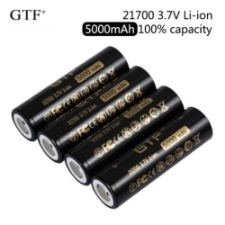 21700 - 3,7V - 5000mAh - batteri - laddningsbart