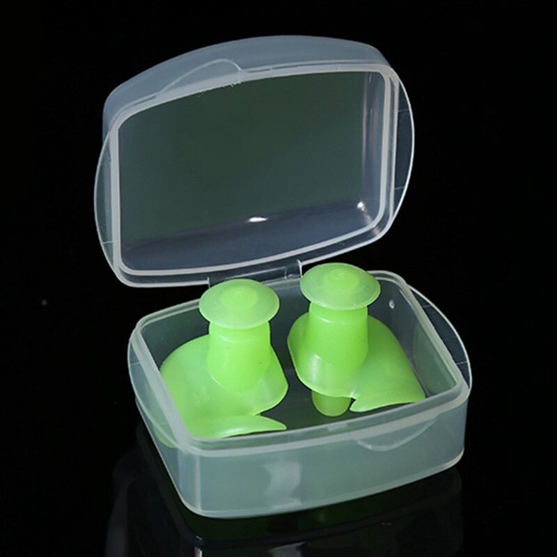 Vattentäta öronproppar i silikon - med förvaringsbox