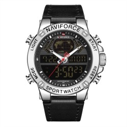 NAVIFORCE - fashionable sport watch - quartz - analog - leather strap - waterproofWatches