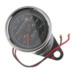 Universal motorcycle dual odometer - speedometer - gauge - chromeInstruments