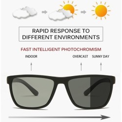 Classic square sunglasses - polarized - flexible rubber - unisexSunglasses