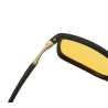 Classic square sunglasses - polarized - flexible rubber - unisexSunglasses