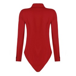 Eleganta bodys - långärmad blus - med knappar