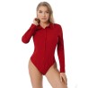 Eleganta bodys - långärmad blus - med knappar