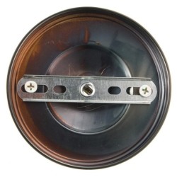Retro taklampsfot - rund hållare - med krok - 105mm