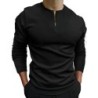 Classic polo shirt - long sleeve t-shirt - with zipperT-shirts