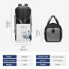 Multifunktionell axelväska - vattentät ryggsäck - med skoficka - vattentät - stor kapacitet