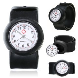 Fashionable quartz kids watch - slap-on silicone strapWatches