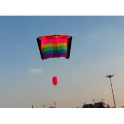 Beach rainbow kite - with handle / single lineKites
