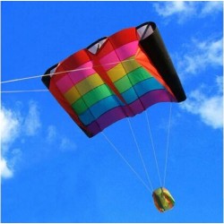 Beach rainbow kite - with handle / single lineKites