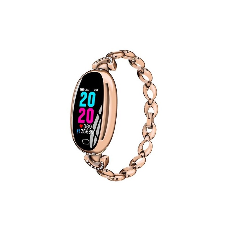 H8 Smart Watch - hollow-out strap with diamonds - heart rate monitor - fitness tracker - waterproof - Android - BluetoothSmar...