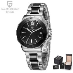 PAGANI DESIGN - luxurious women's watch - diamonds - ceramic bracelet - waterproofWatches