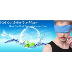 Gel ögonmask - kylande & febernedsättande terapi - varm & kall sovmask