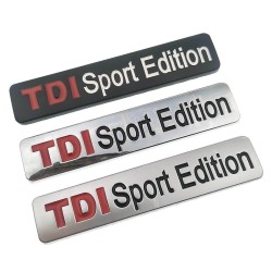TDI SPORT EDITION - krom emblem - bil klistermärke