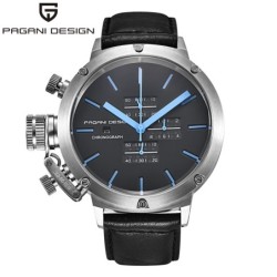 PAGANI DESIGN - sports men's watch - Quartz - waterproof - leather strapWatches