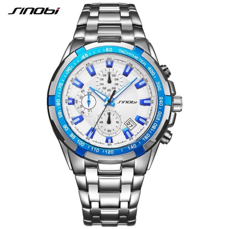 SINOBI - men's sports watch - Quartz - chronograph - waterproofWatches