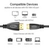 Mini HDMI till HDMI-kabel - 1080P - höghastighets - guldpläterad kontakt
