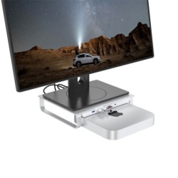 MC35 - dockningsstation - USB-C HUB - iMac bildskärmsstativ - med dubbla HDD-hölje
