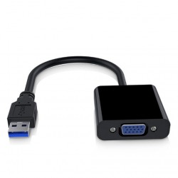 USB 3 till VGA-adapter - kabel - 1080p - bildskärmsanslutning