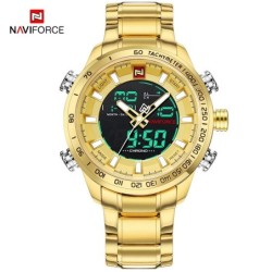 NAVIFORCE - sports men's watch - digital - Quartz - waterproof - stainless steelWatches